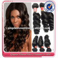 Alibaba stock 100% human hair loose wave virgin brazilian hair weave